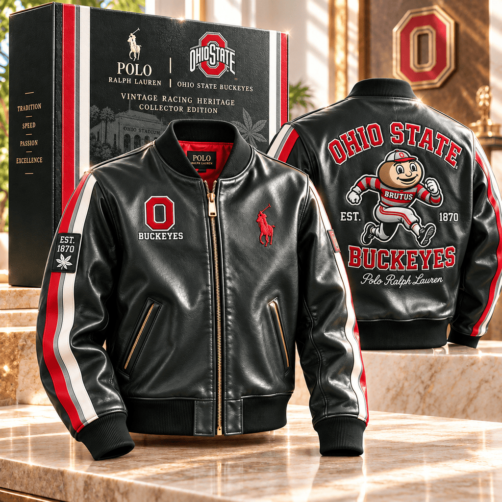 OSB PREMIUM LEATHER BOMBER JACKET NTNA