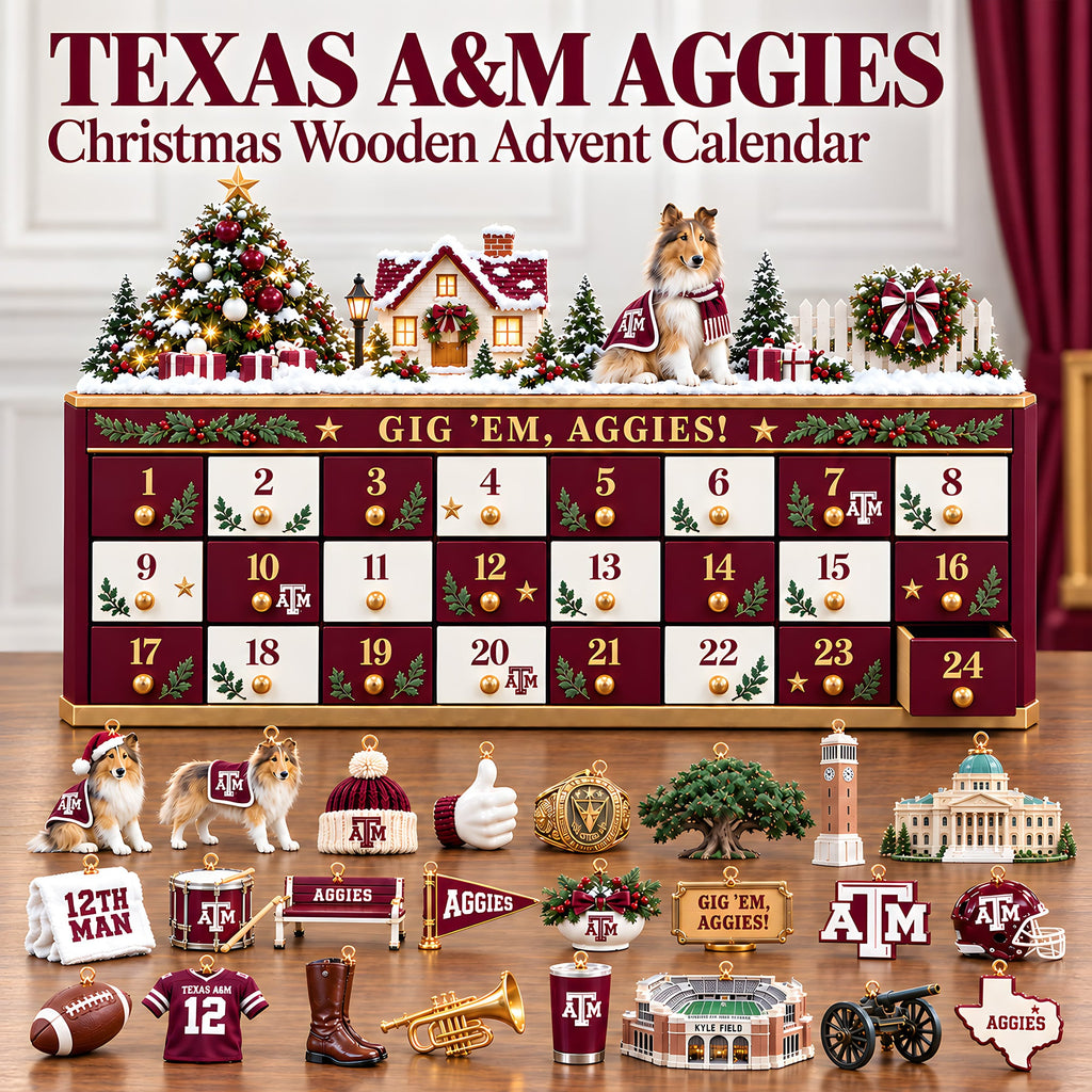 Premium TAMA Christmas Wooden Advent Calendar PVNA
