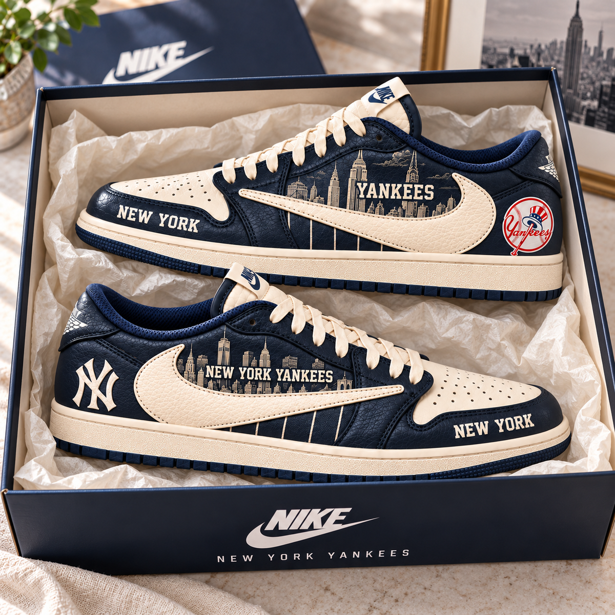 PREMIUM NYY Retro Low-Top SNEAKER NPL