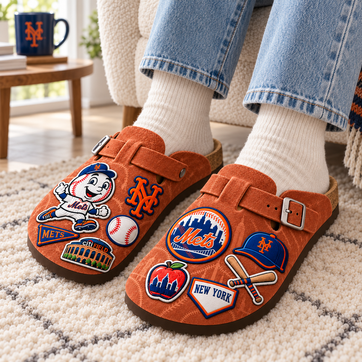 PREMIUM NYM MINK SUEDE CLOGS NPL