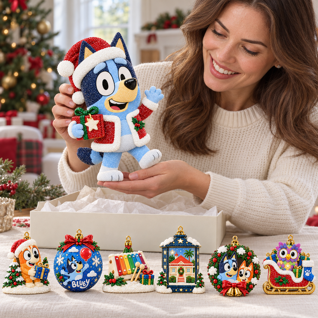 BLU GLITTER CHRISTMAS COLLECTOR HQH