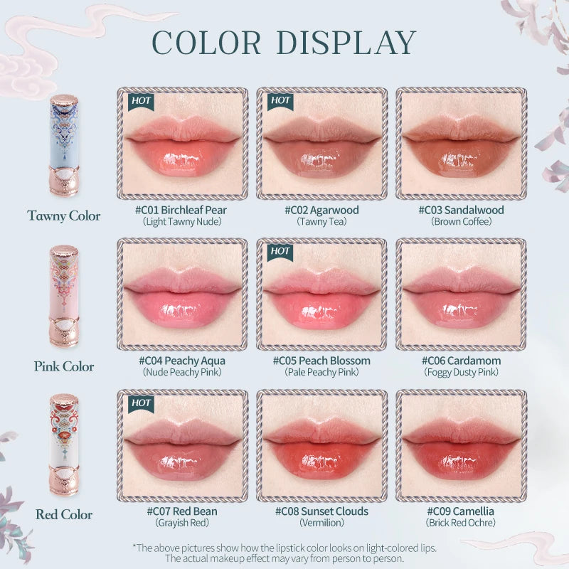 Flower Knows Butterfly Cloud Collar Collection  Glossy Lipstick High shine hydrating non-greasy 3.5g