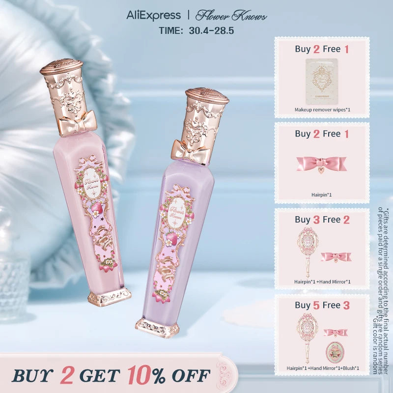 Flower Knows Strawberry Rococo Series Glowy Lipgloss