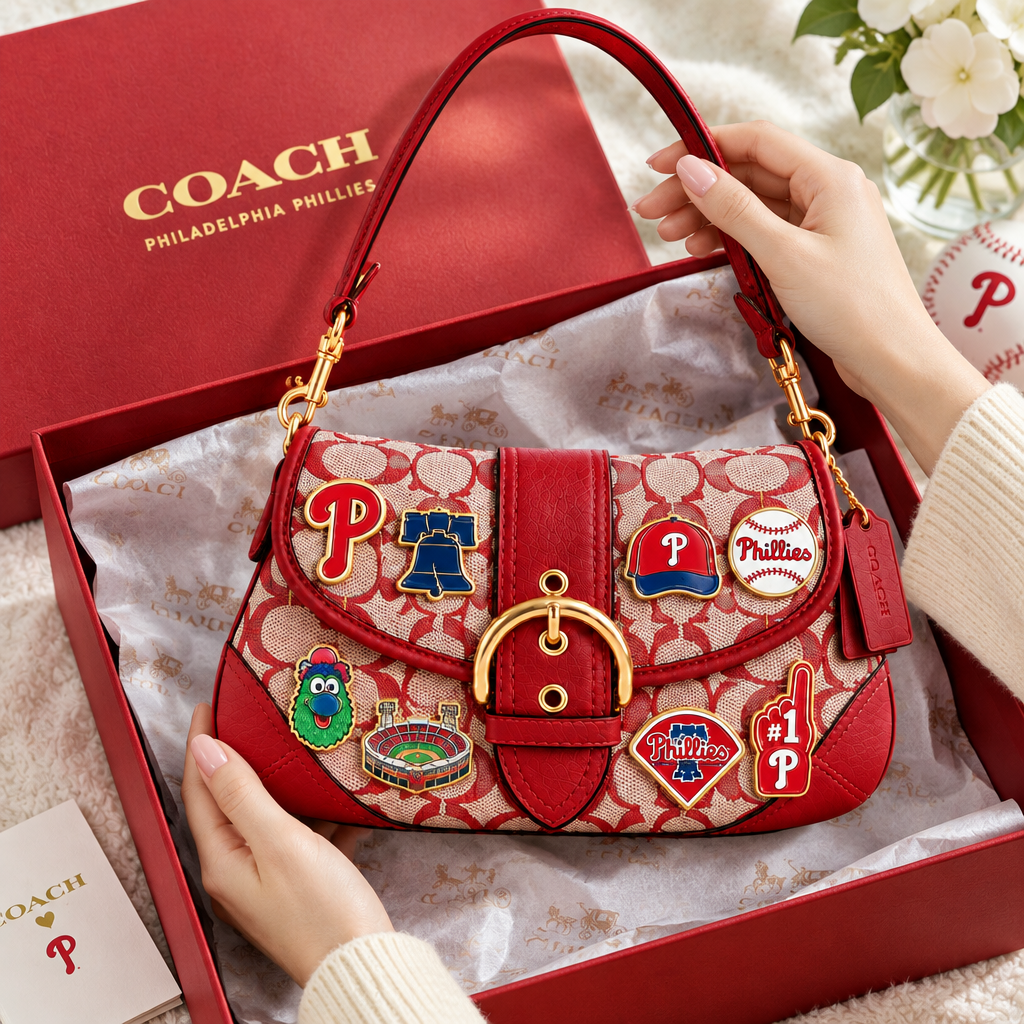 Philadelphia Phillies Soho Bag With Charm