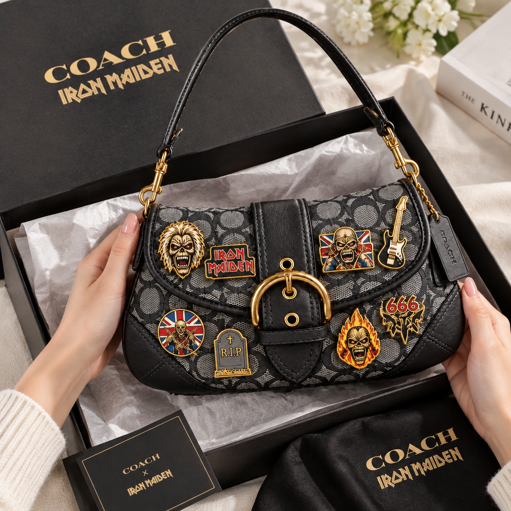 Iron Maiden Soho Bag With Charm