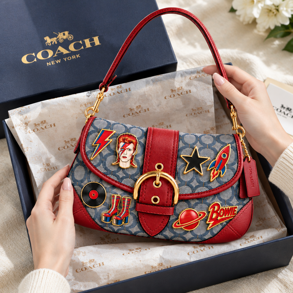 David Bowie Soho Bag With Charm