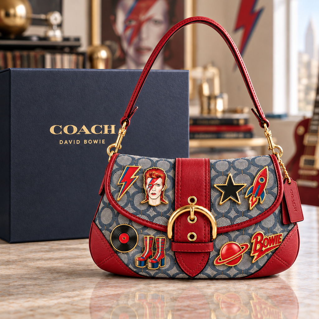 David Bowie Soho Bag With Charm