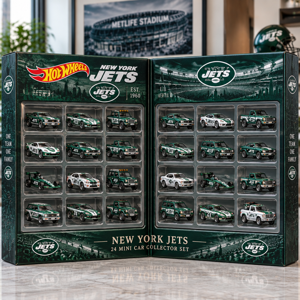 New York Jets Premium Mini Car Advent Calendar